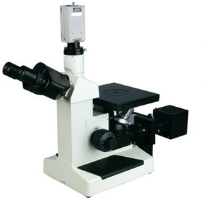 三目倒置金相显微镜4XC-PC 型